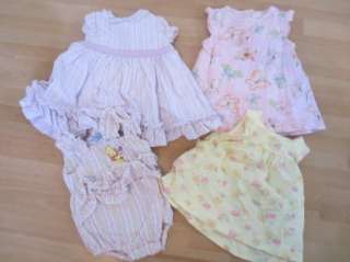   Girls Newborn 0 3 6 Month NB Infant Baby Spring Summer Cute Clothes EC