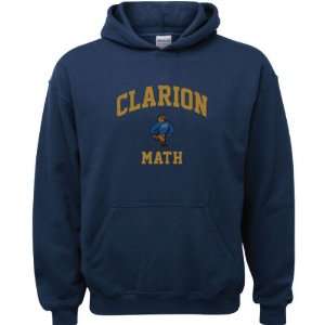  Clarion Golden Eagles Navy Youth Math Arch Hooded 