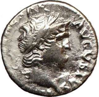   Rome Genuine Authentic Ancient Silver Roman Coin SALUS HEALTH GODDESS