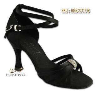 Lady Ballroom Salsa Latin Dance Shoes us 9.5 HGB 23115B  