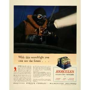   War Production Searchlights Sarka   Original Print Ad