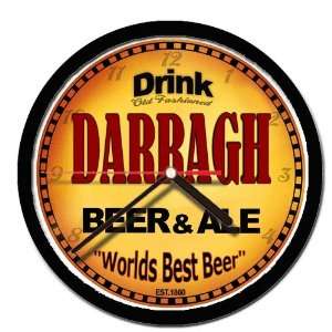  DARRAGH beer ale wall clock 