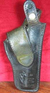   FR 29 Gun Holster Left Handed Basketweave leather Safariland LH  