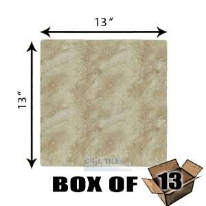  13 x 13 sorano etrusca tile in dorato (sold by the box 