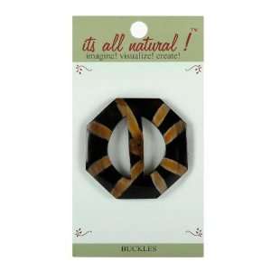   Belt Buckle Handmade Horn Octagonal By The Each Arts, Crafts & Sewing