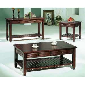  Yuan Tai Abby 3 Pc Occasional Table Set Coffee Table, 2 