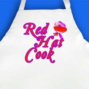  RED HAT Cook  Printed Apron
