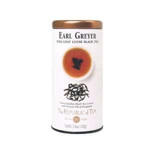 Earl Greyer Tea by The Republic of Tea   3.5 oz loose, with Caffeine 