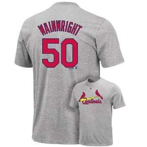 Majestic St. Louis Cardinals Adam Wainwright Tee Sports 