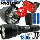 1300 CREE XM L T6 LED BIKE BICYCLE LIGHT FLASHLIGHT A9