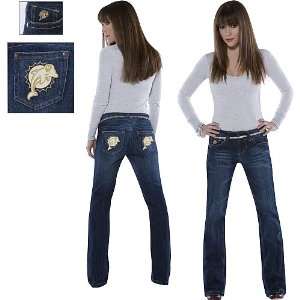 Touch By Alyssa Milano Miami Dolphins Womens Denim Jeans 27  