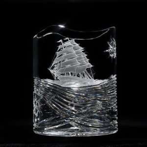   Tall Ships Sailing Collection Oval 14 Vase   Tall Ship Home