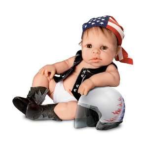  Biker Babies Lifelike Baby Doll Collection: Toys & Games