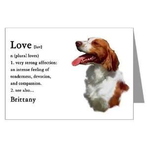 American Brittany Spaniel Love Greeting Cards Pac Pets Greeting Cards 