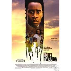 Hotel Rwanda Single Sided Original Movie Poster 27x40:  
