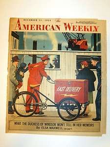 AMERICAN WEEKLY   Dec 11, 1955   You Cant Fool a Boy   by NORMAN 