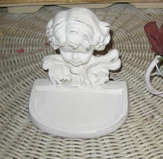 Romantic Metal CHERUB Paperweight &/or Catch All TRAY  