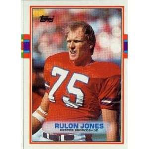  1989 Topps #248 Rulon Jones   Denver Broncos (Football 