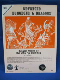 Dungeons and Dragons — Hall of the Fire Giant King Adventure 