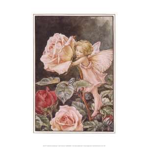  Rose Fairy by Cicely Mary Barker 12x16: Home & Kitchen
