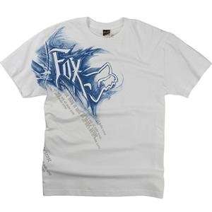  Fox Racing One Day T Shirt   X Large/White: Automotive