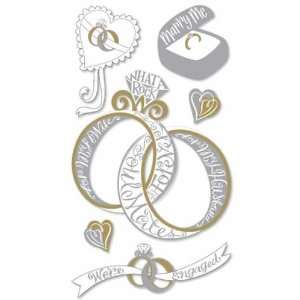  Jolees Boutique Le Grande I Do Wedding 3 D Stickers, The 