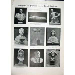    Sculpture Pictures Royal Academy Fine Art 1902