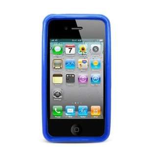  Apple Iphone 4 Skin Case, Frame, Blue Electronics