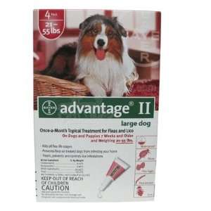  Bayer Advantage II Dog 21 55 lb 4 pack
