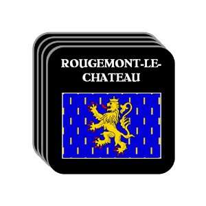 Franche Comte   ROUGEMONT LE CHATEAU Set of 4 Mini Mousepad Coasters