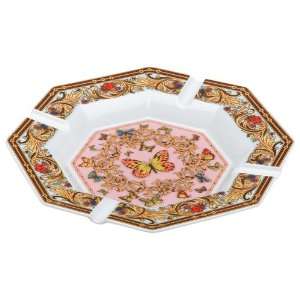  Versace by Rosenthal Butterfly Garden 9 Inch Cigar Ashtray 