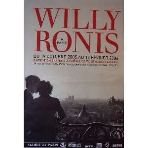  WILLY RONIS   FRENCH EXHIBITION POSTER (LARGE   FRENCH 