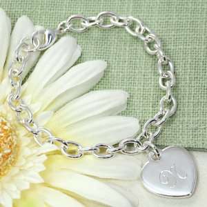 Personalized Heavy Weight Charm Bracelet:  Home & Kitchen