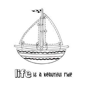  Unity Stamps Itty Bitty Unmounted Rubber Stamp Life Is A 
