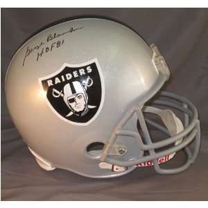  George Blanda Autographed Helmet   Replica Sports 