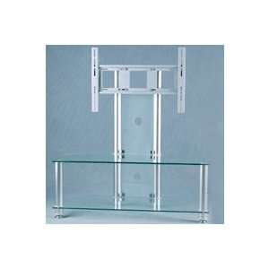 Glass Table Stand with LCD Bracket Stand (Fits 52inch)  