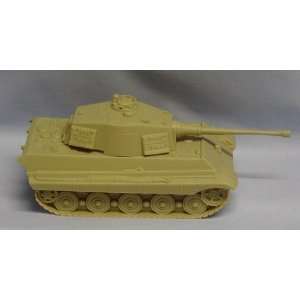  54mm Tiger Tank (Tan) by BMC: Toys & Games