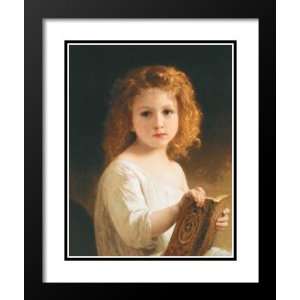 William Adolphe Bouguereau Framed and Double Matted 25x29 Story Book 
