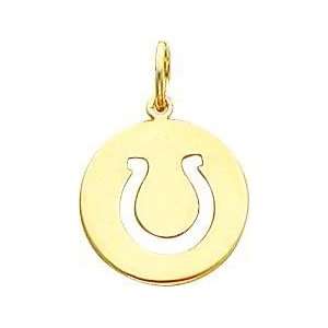  14K Gold NFL Indianapolis Colts Logo Charm: Sports 