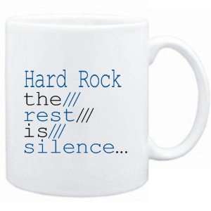  Mug White  Hard Rock the rest is silence  Music 