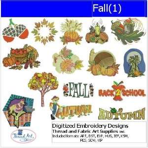 Digitized Embroidery Designs   Fall(1)