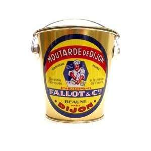 Fallot Dijon Mustard Tin Pail w/ Jar 15.8 oz:  Grocery 