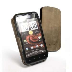  Tuff Luv Saddle Leather Shield Case Cover for HTC Desire 