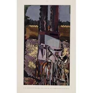 1961 Georges Braque Bicycle Bike Modern Art Color Print   Original 