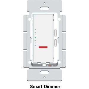  Morris Products Smart Dimmers White 600W Single Pole 82811 