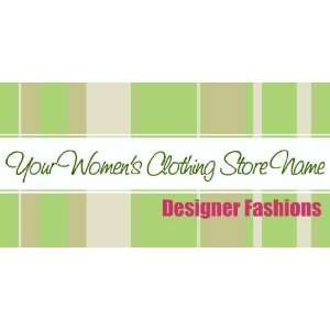   3x6 Vinyl Banner   Womens Clothing Designer Fashions 