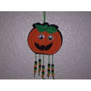  Halloween Pumpkin Beaded Hang up Decoration
