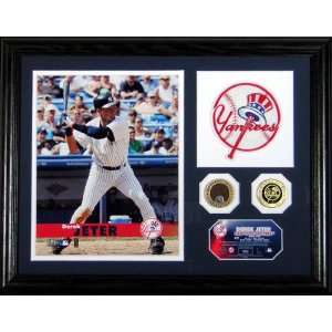   Jeter New York Yankees Patch Photo Mint with Authenticated Dirt Coin