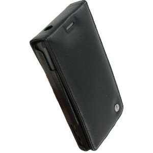    Noreve Black Leather Flip Case Motorola Droid X Electronics