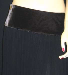 NWT JEAN PAUL GAULTIER Black Pleated Skirt 40 6 $1340  